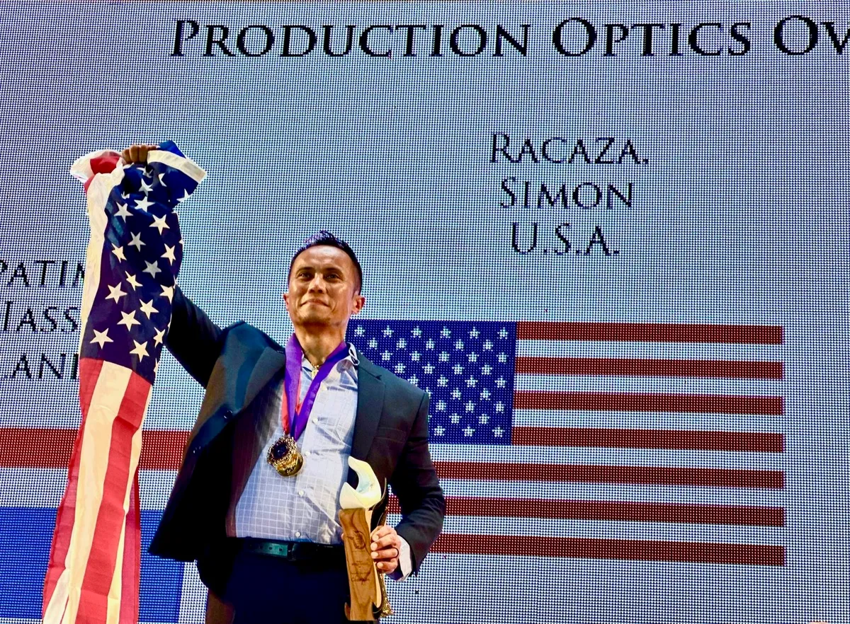 JJ Racaza Production Optics World Champion