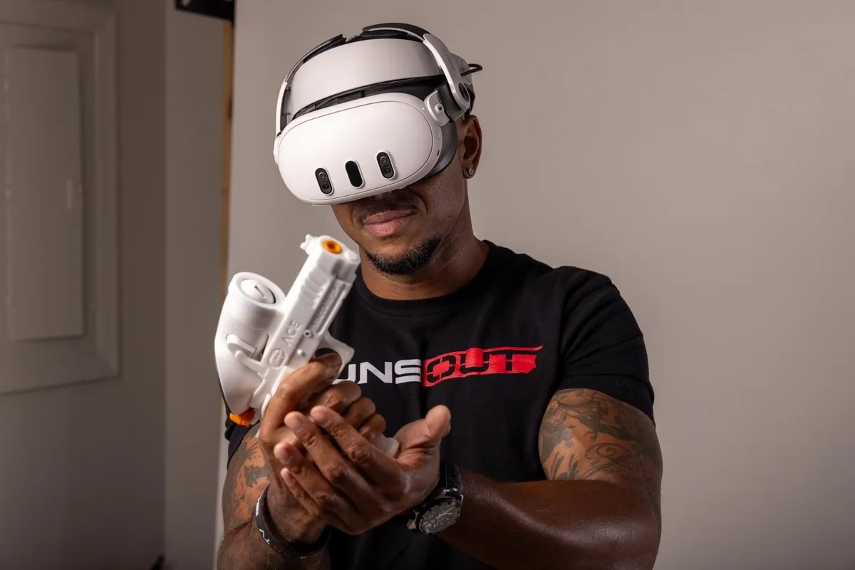 John Keys from GunsOut TV Uses Ace VR to practice reloads