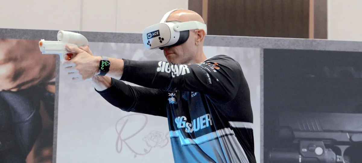 Max Michel Uses Ace VR Shooting to Enhance Pistol Training